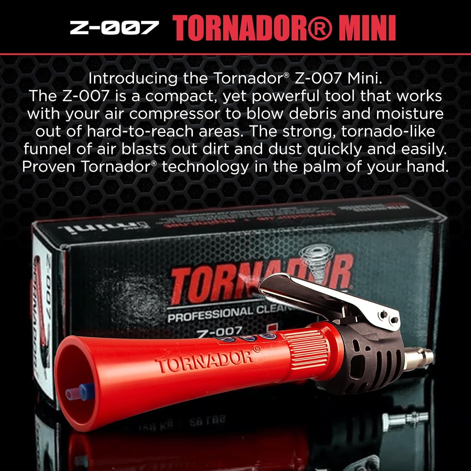 Tornador Z-007 Mini Compact High-Pressure Car Cleaning Gun Tool Auto Detailing