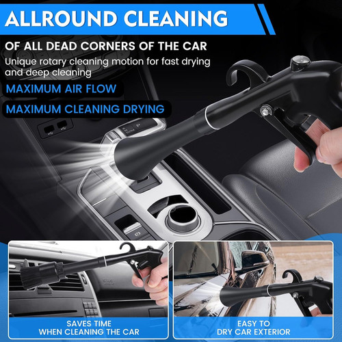 Car Cleaning Gun, High Pressure Blow Gun for Detailing, Quickly…