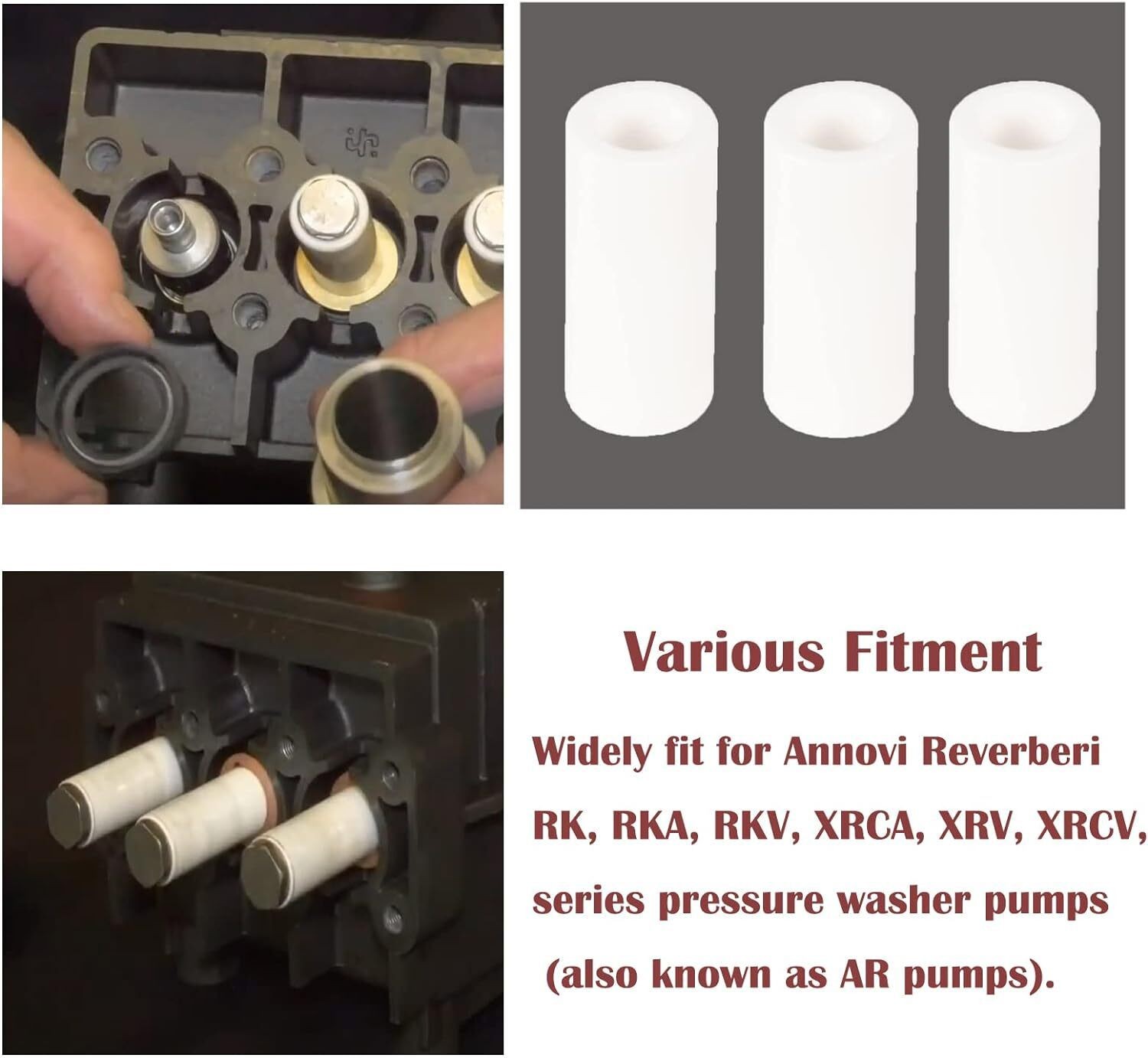 AR2546 18mm Ceramic Plunger Repair Kit for AR Pumps RK RKA RKV XRV XRCV 193990GS