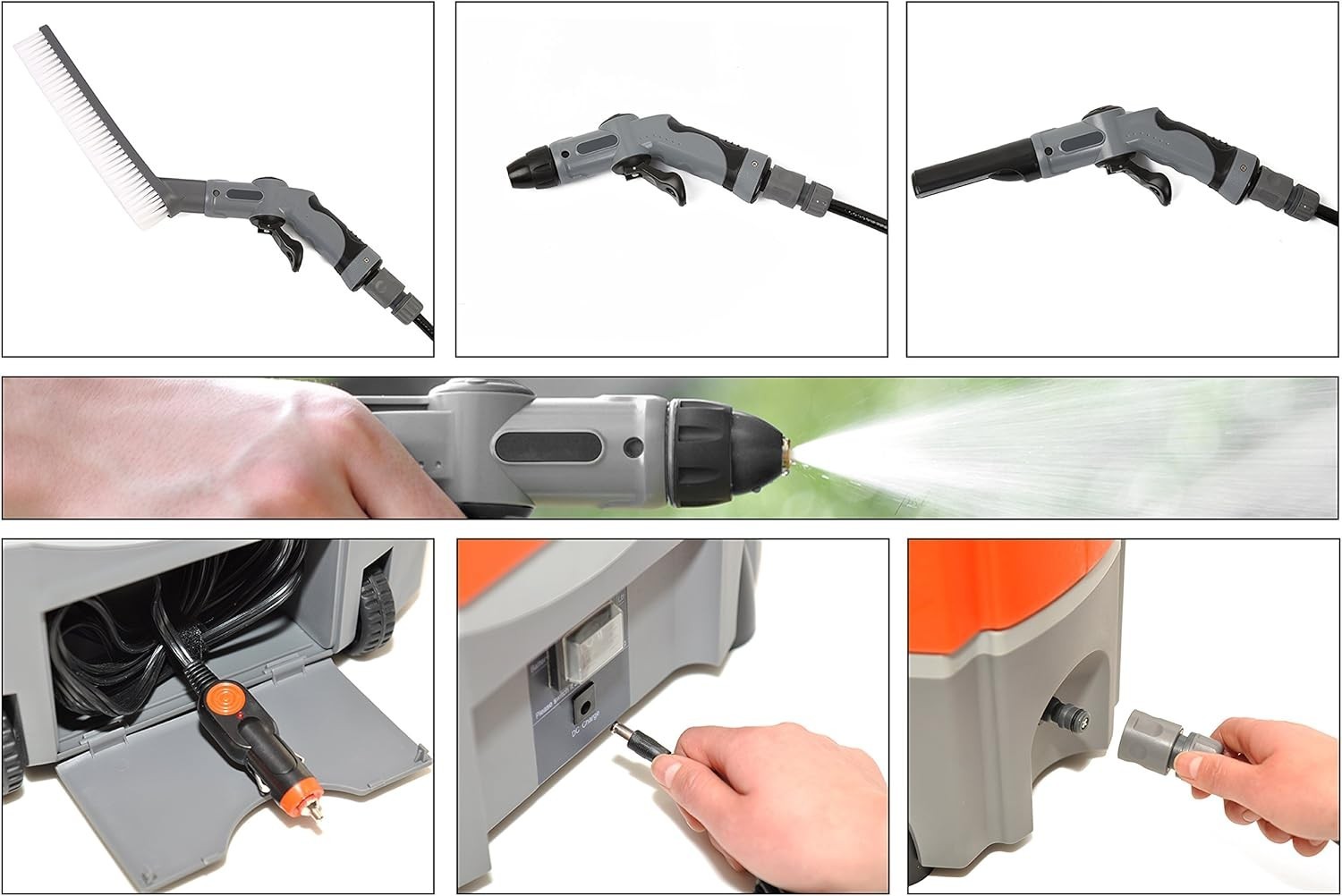 Versatile Spray Washer – Convenient 4.5 Gallon Tank & Ergonomic Trigger Design