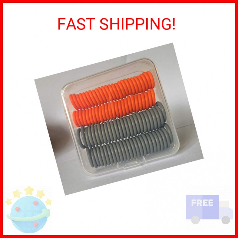 HAKATOP (100pk) New Pressure Washer O-Rings Seal Kits for 1/4″&3/8” Quick Coupl