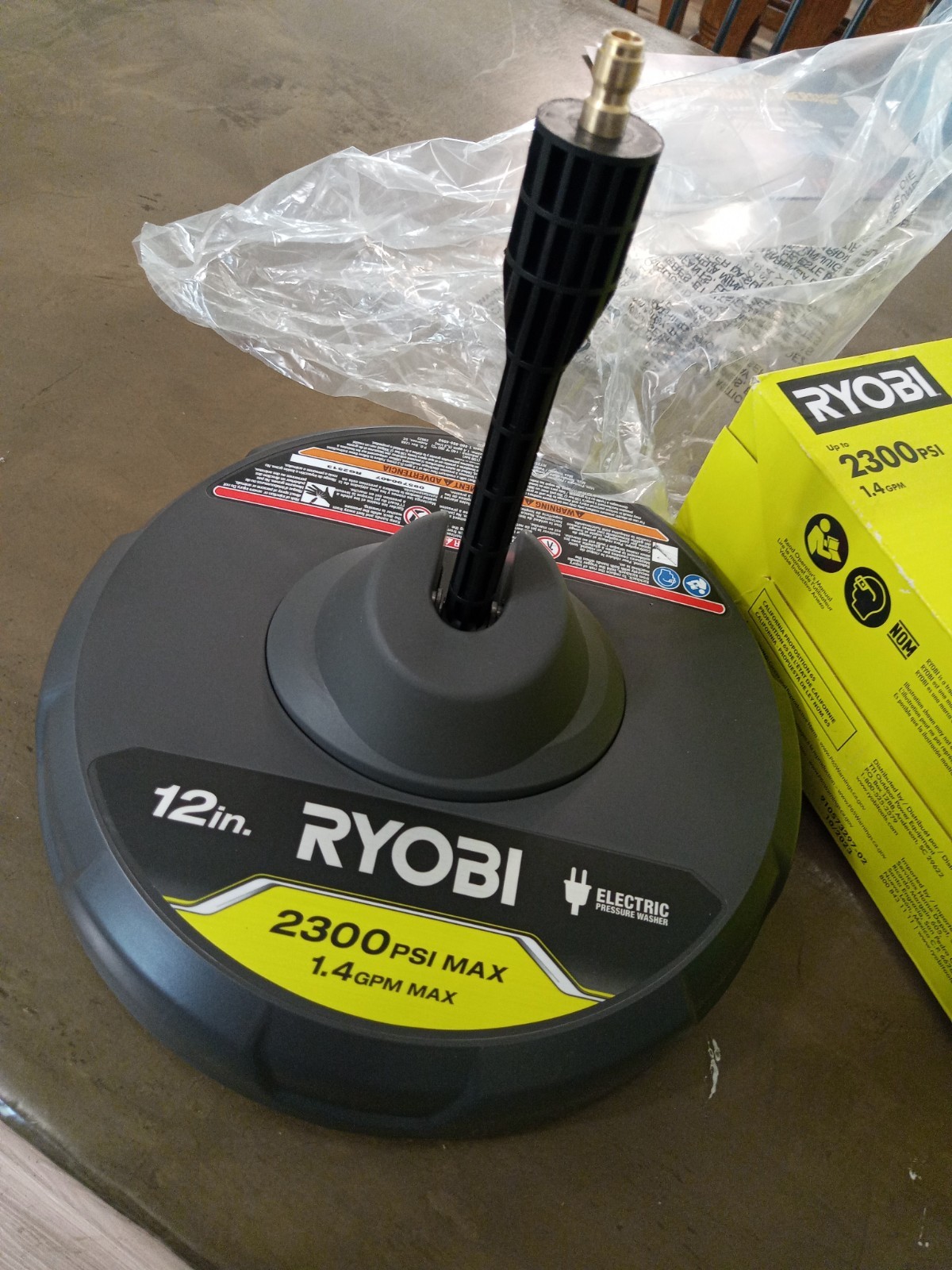 Ryobi Electric Pressure Surface Cleaner – 12″