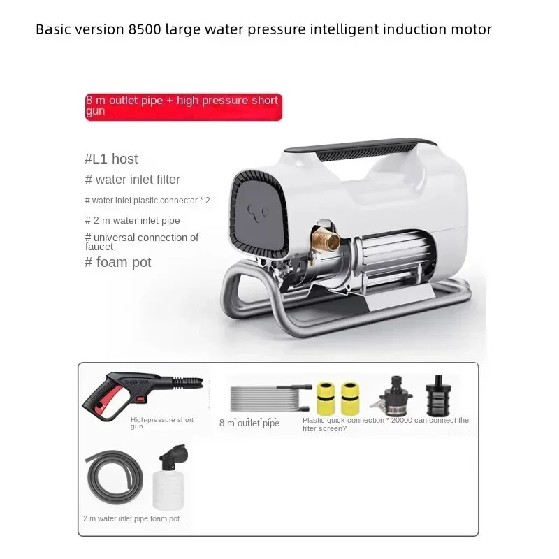 Car Washing Machine High Pressure Pump Household 220v High Power Washing