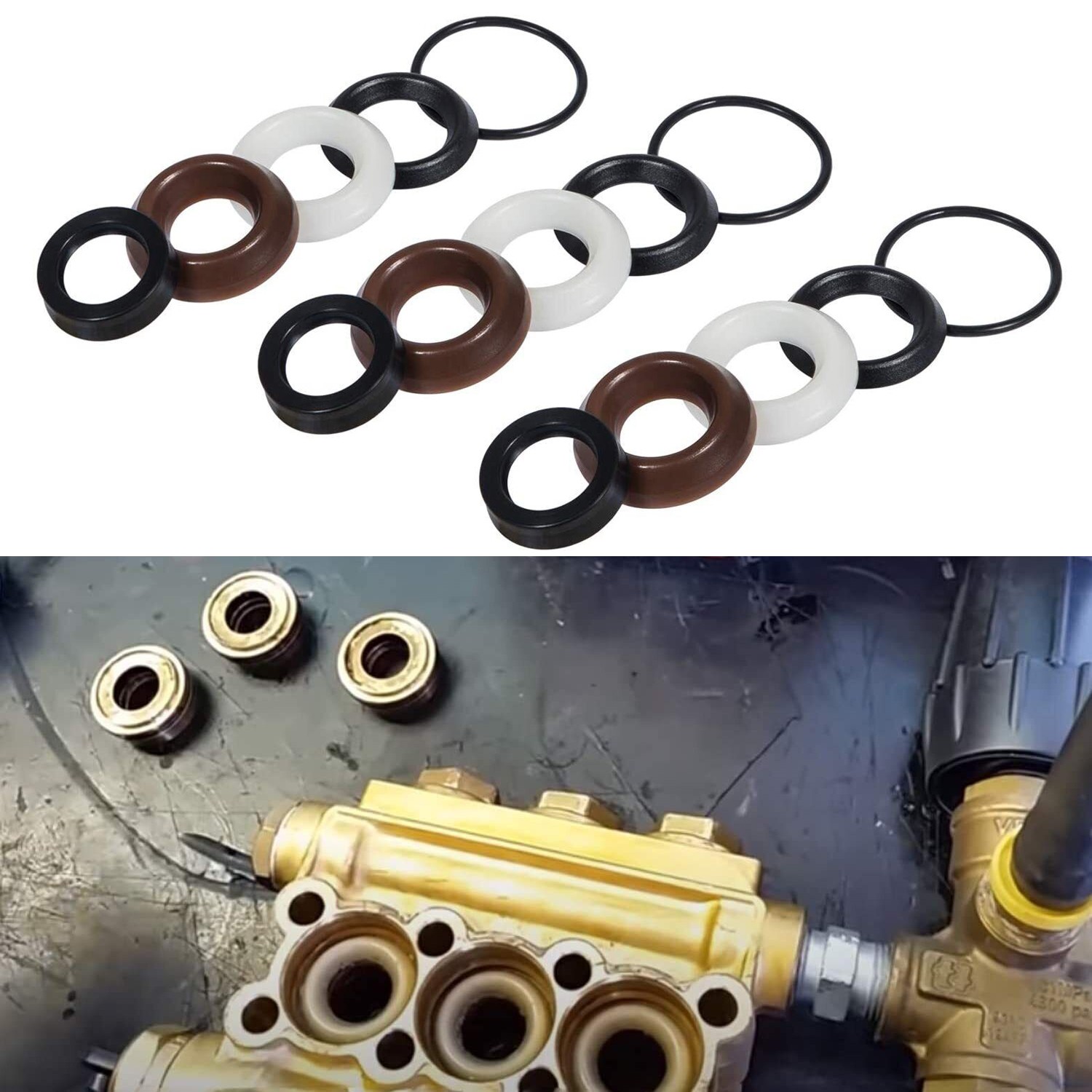 Packing Kit Pressure Washer Pump Seal Repair Accessory Kit 5019006400 Comet ZWD