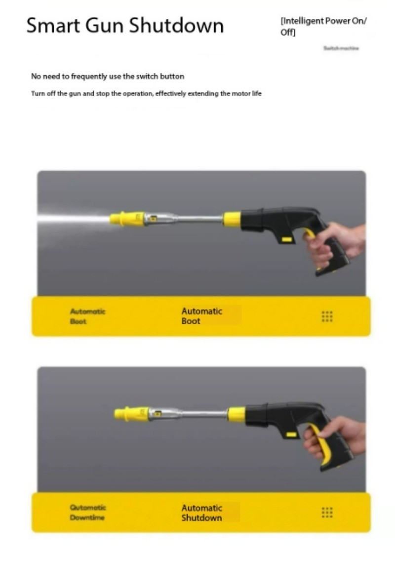 High Pressure Car Wash Machine Water Pump High Power Water Gun Cleaning Machine