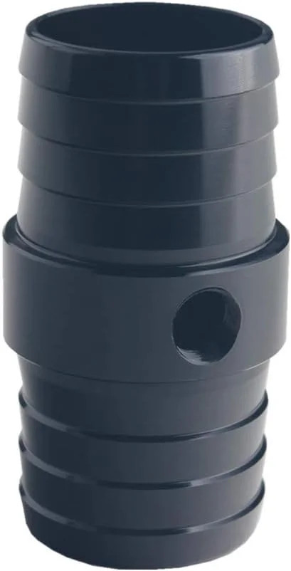 DEWHEL 1-1/4″ Hose w/ 1/8″ NPT Steam Port Adapter Top Radiator LS Swap Black