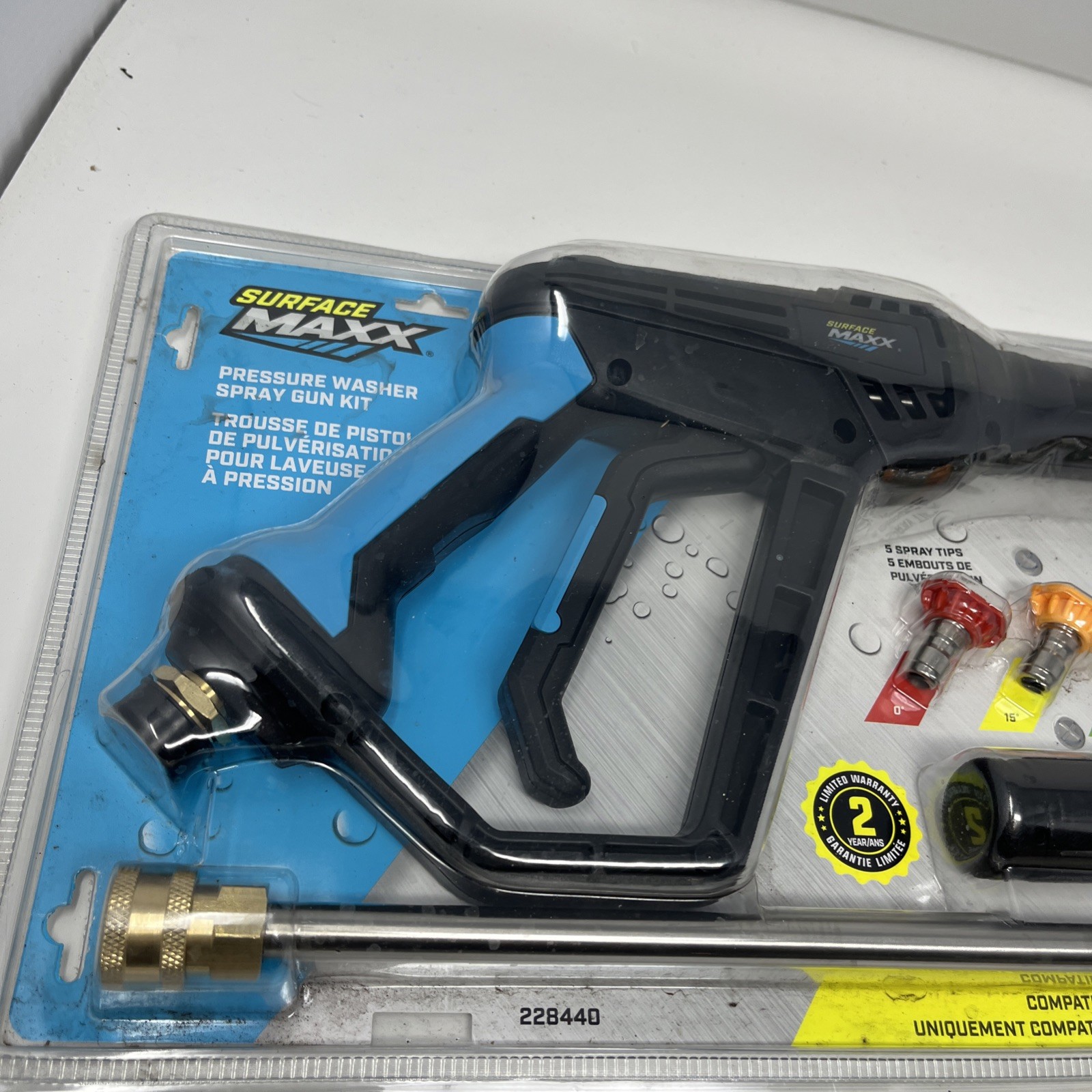 Surface Max 4500 PSI Pressure Washer Spray Gun Kit – New Sealed