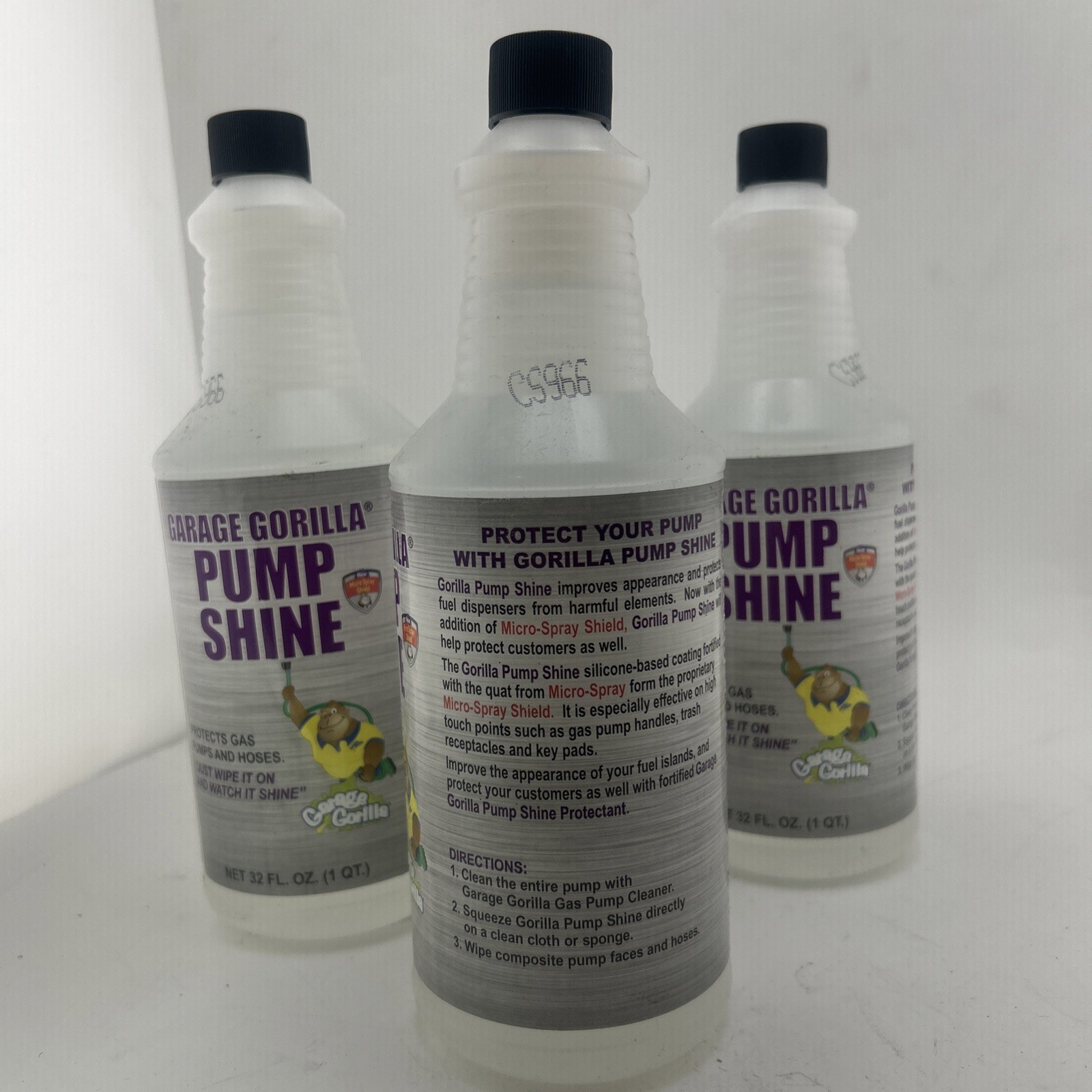 4 Pack Garage Gorilla GG-6/32 Garage Gorilla Gas Pump Cleaner, 32 Oz Each