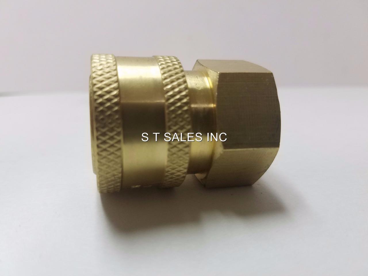 PRESSURE WASHER GUN HOSE QUICK COUPLING 3/8″ FEMALE PIPE THREAD BRASS FITTING
