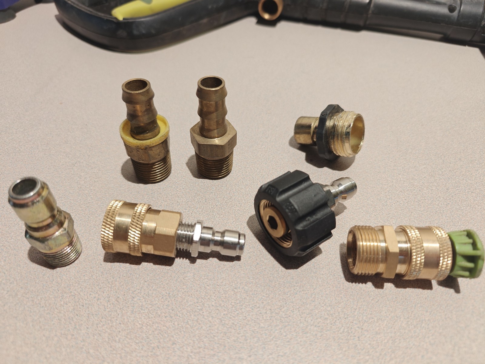 9Pc Pressure Washer Adapter Set Quick Disconnect Swivel to 3/8” & 1/4″ NO CHINA