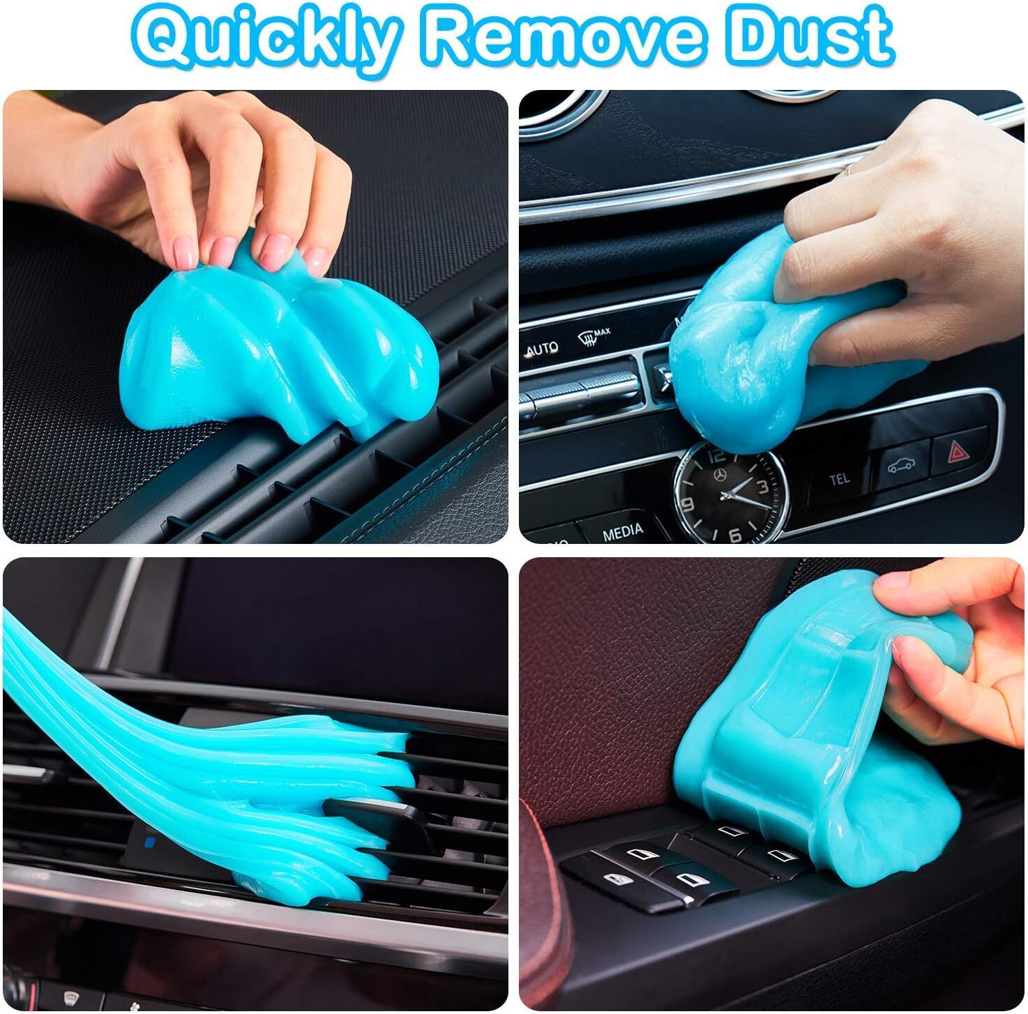PULIDIKI Car Cleaning Gel Putty Kit Slime Cleaner Interior Auto…