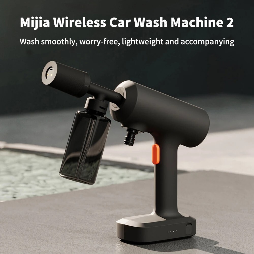 XIAOMI Electric Car Washer 2 Cordless High Pressure Water Gun Spray Cleaner USB