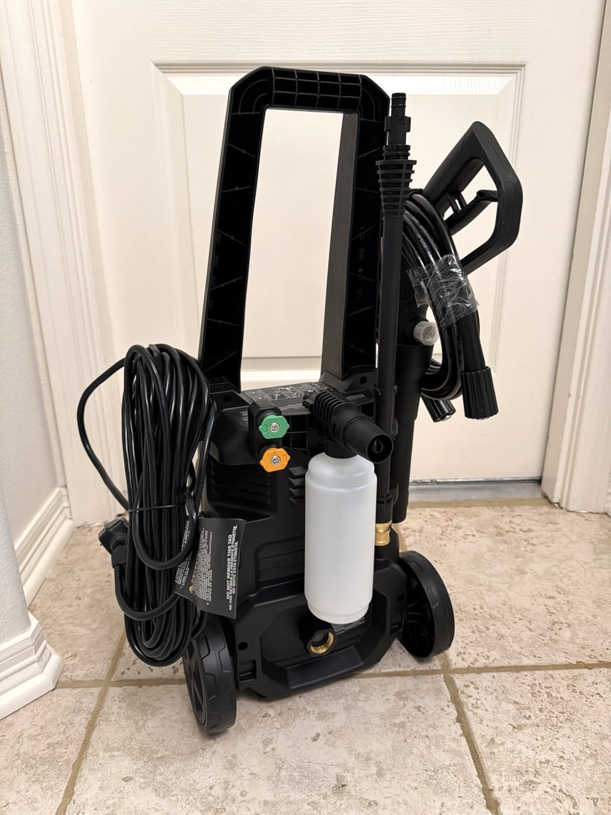 Electric Pressure Washer 2100 Max PSI 1.76 Max GPM with Foam Cannon