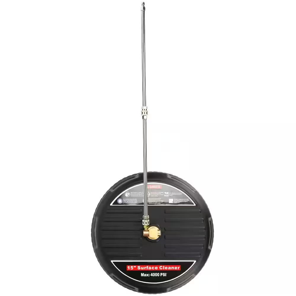 15 In. 4000 PSI Disc Power High Pressure Washer Surface Cleaner, Flat Washer Bro