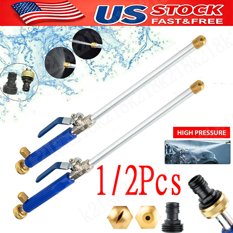 High Pressure Power Washer Water Spray Gun Nozzle Wand Attachment Garden Hose