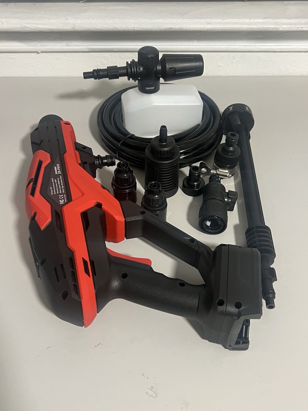 Cordless Portable Cleaning Tool for Milwaukee 18V Battery, 800 PSI Handheld Clea