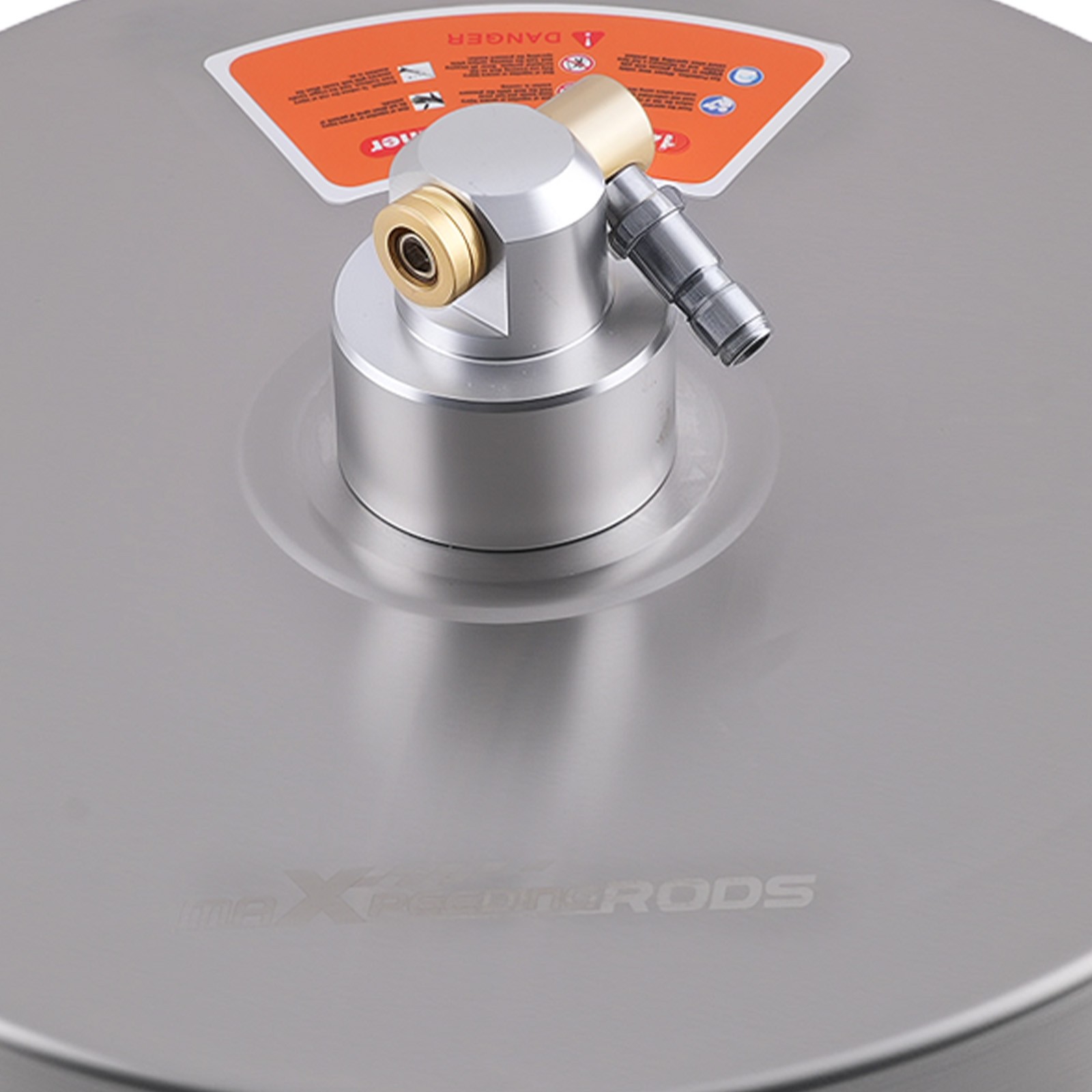 14″ Surface Cleaner for Pressure Washer 3200PSI-4200PSI Dual Nozzles Wheels