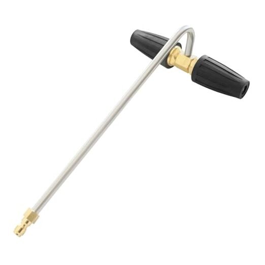 Pressure Washer Gutter Cleaner Attachment, Rotating Pressure Washer Turbo Black