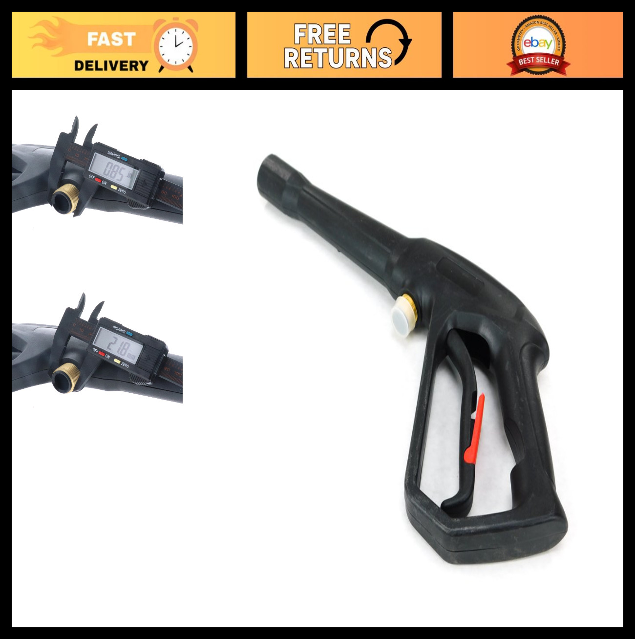 Spray Gun Trigger Handle 308760059 for Ryobi Pressure Washer RY14122, RY141600,