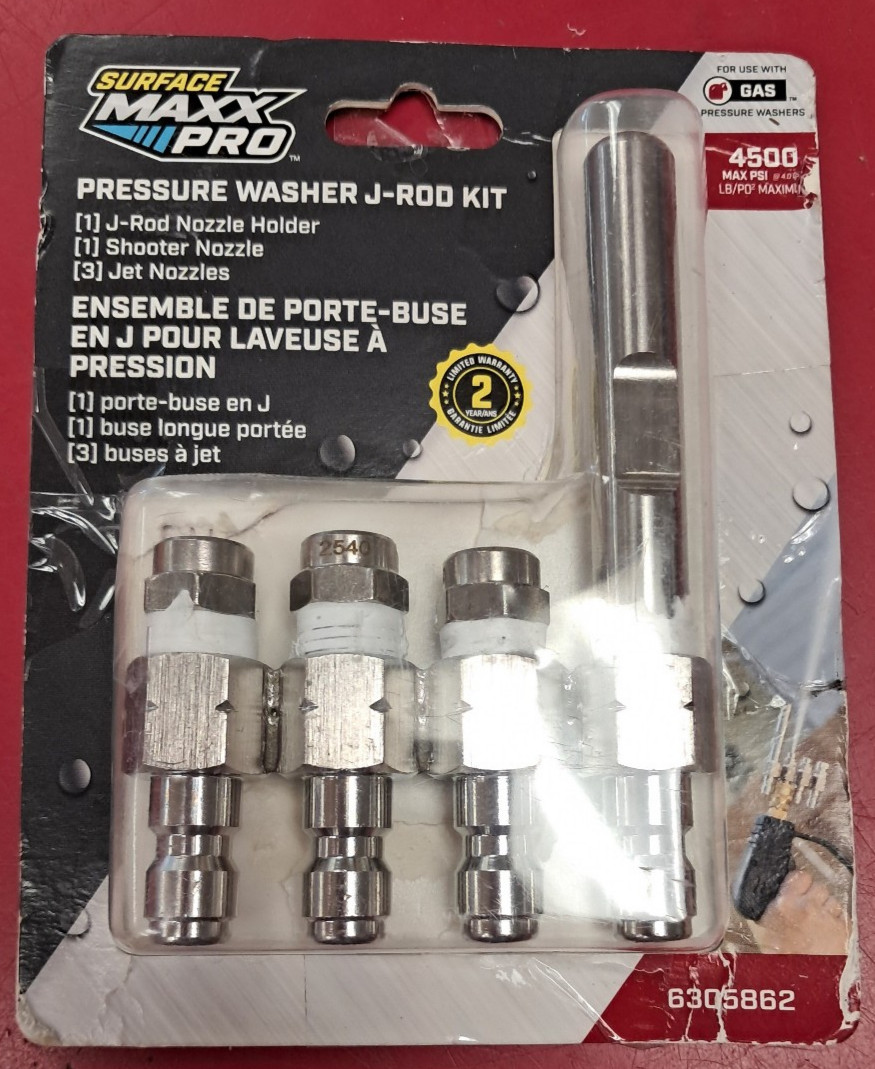 Surface Maxx Pro J-Rod Nozzle Kit 6305862