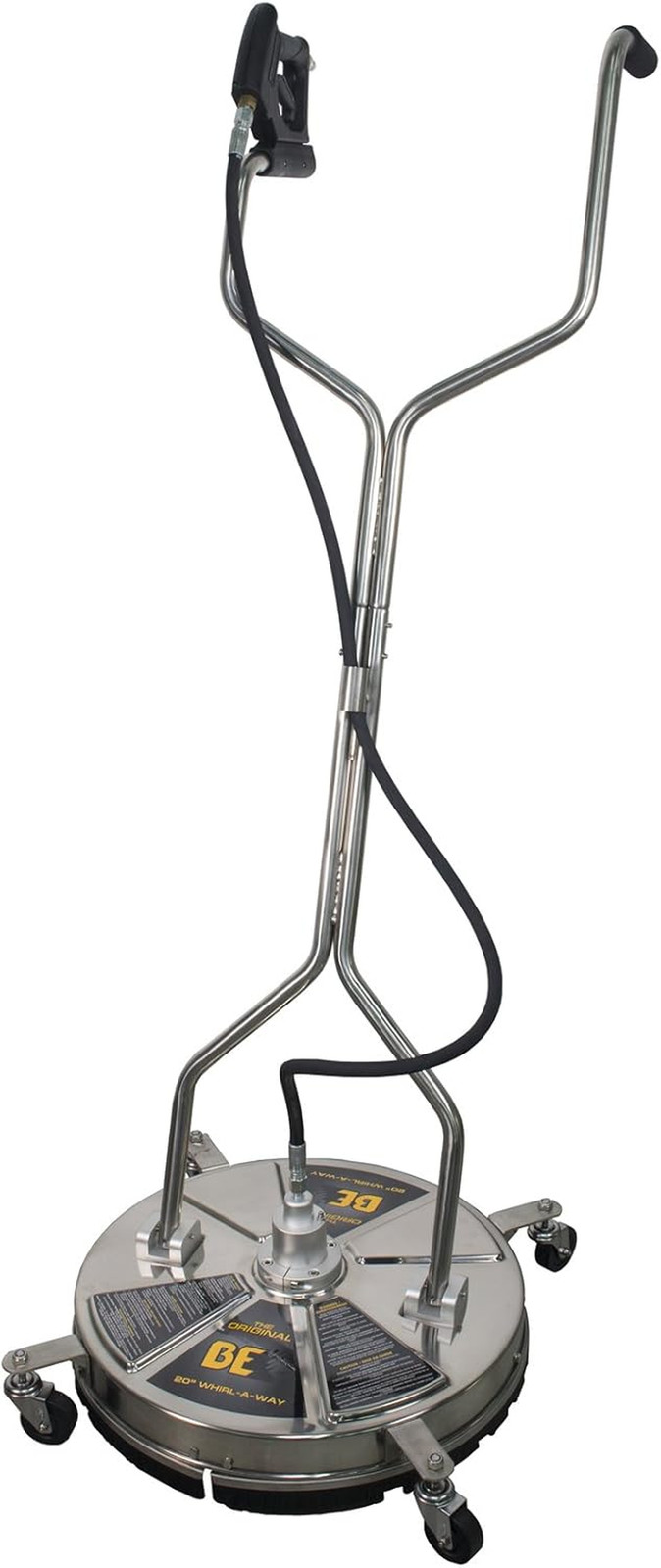 20″ Whirl-A-Way Stainless Steel Surface Cleaner for Hot/Cold Pressure Washers
