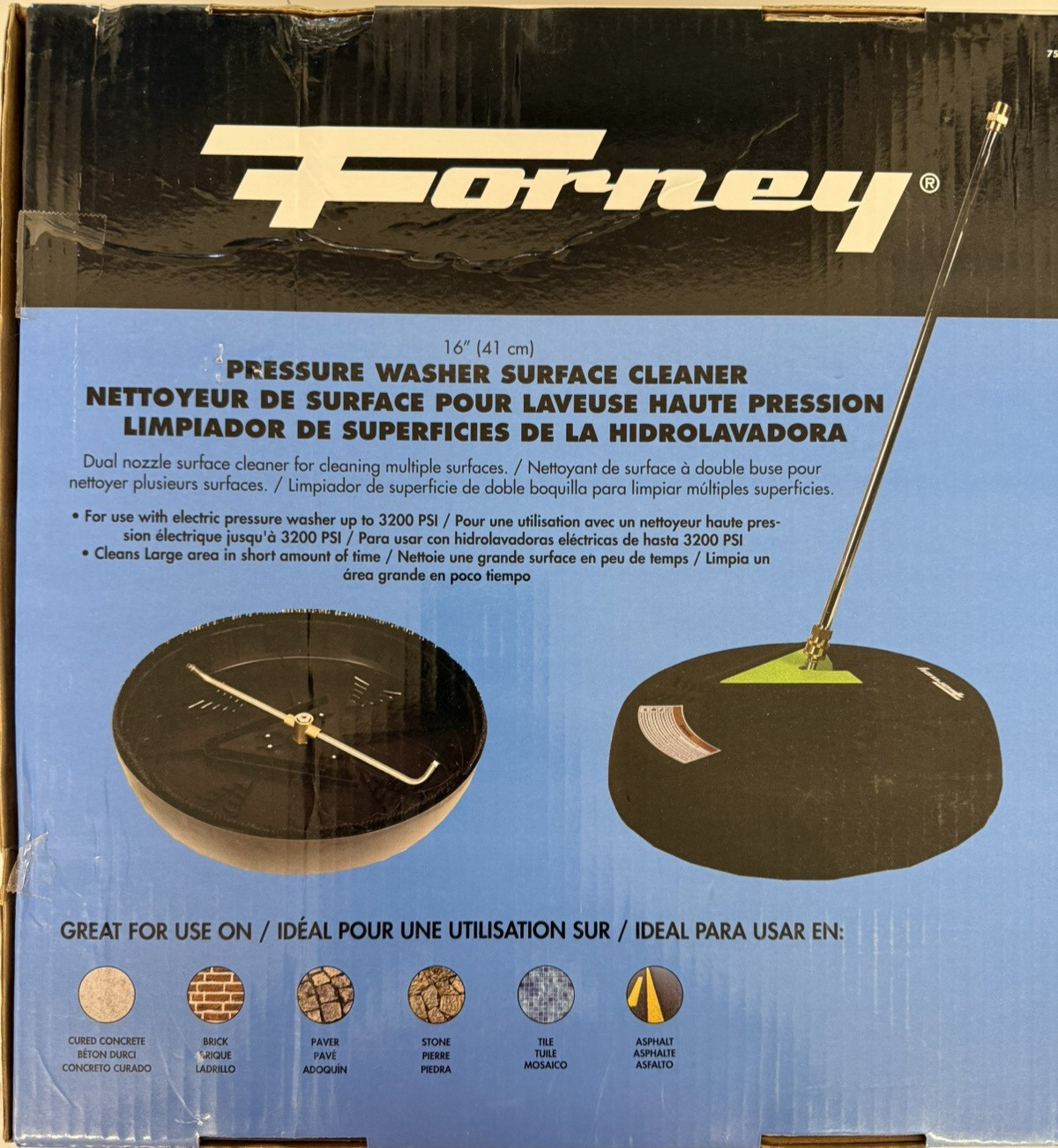 Forney 75171 Pressure Washer Surface Cleaner 16″ (New in Box/Unused)