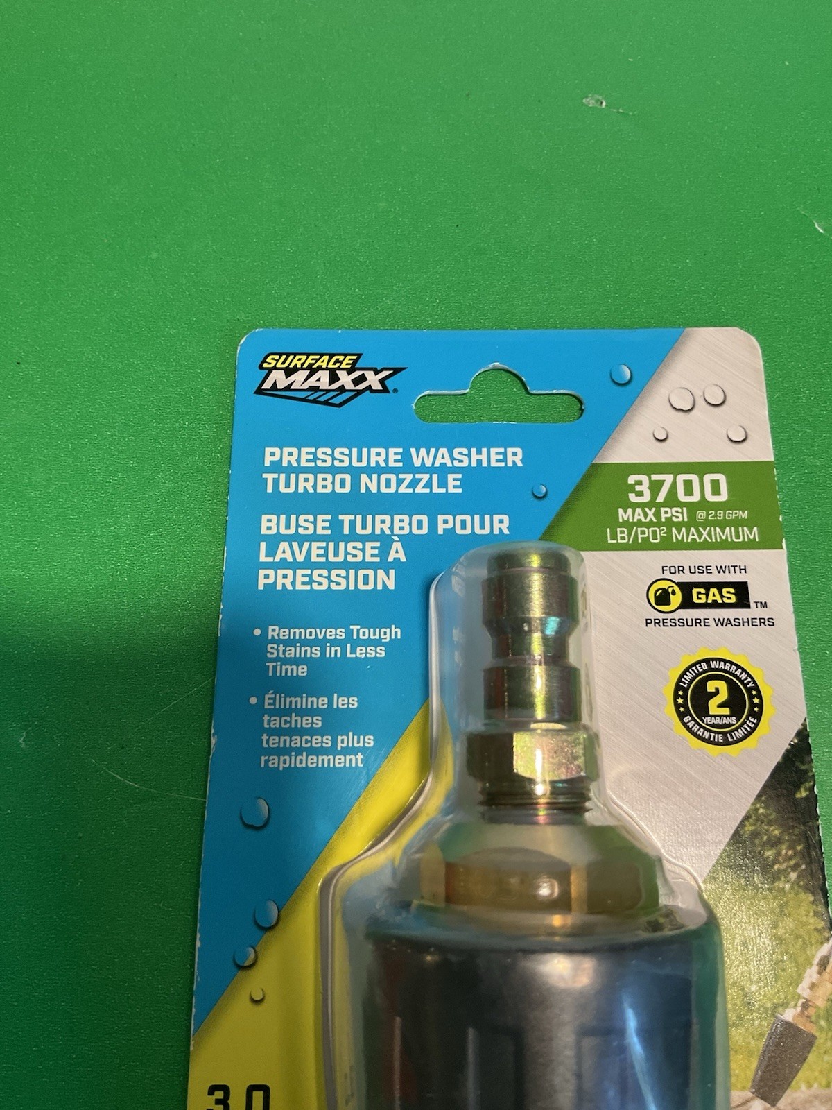 Surface Maxx Turbo Nozzle 3700 PSI Pressure Washer Nozzle -new