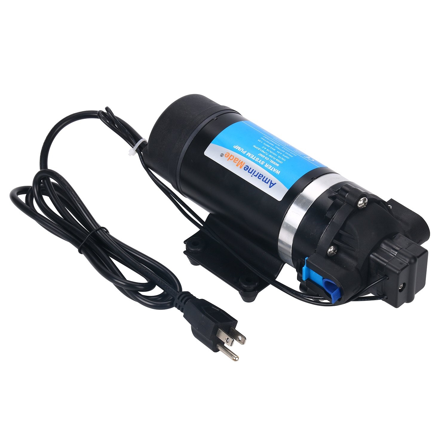 AC 110V Self Priming Water Pressure Pump,Fresh Water Washdown Pump 160PSI/11b…
