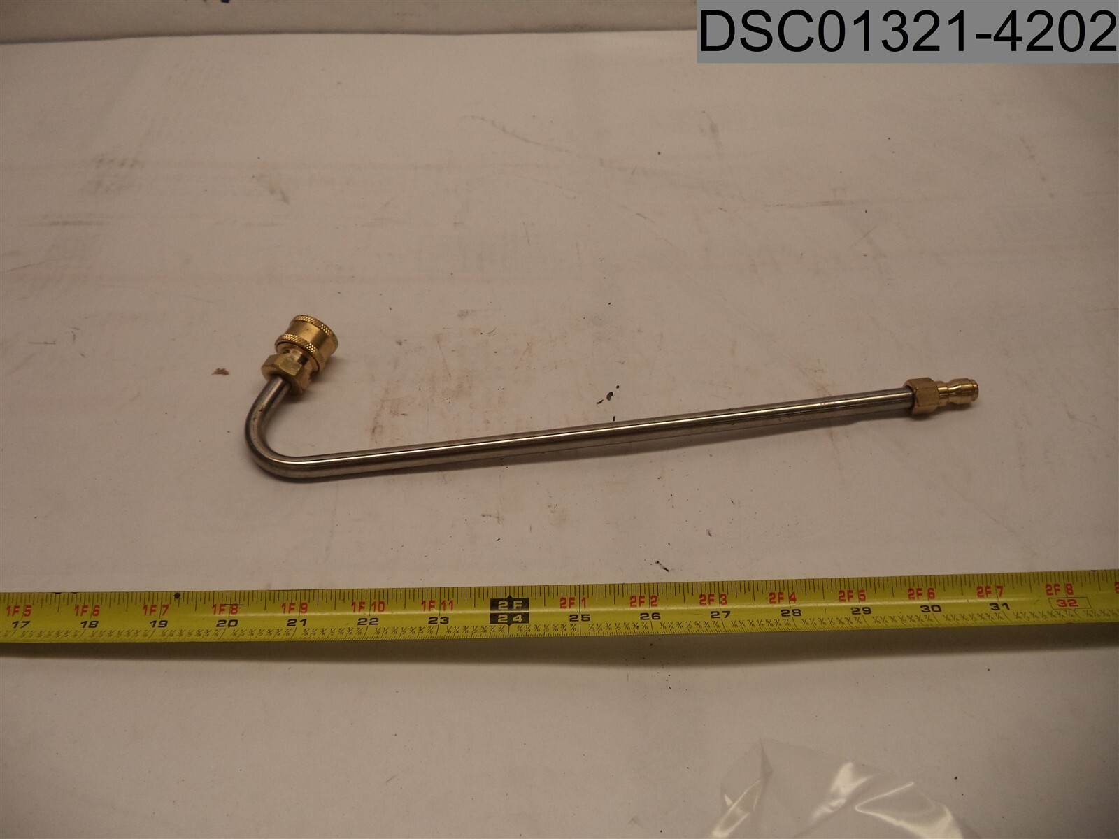 12″ Power Washer Wand, 45 Degrees, Stainless Steel