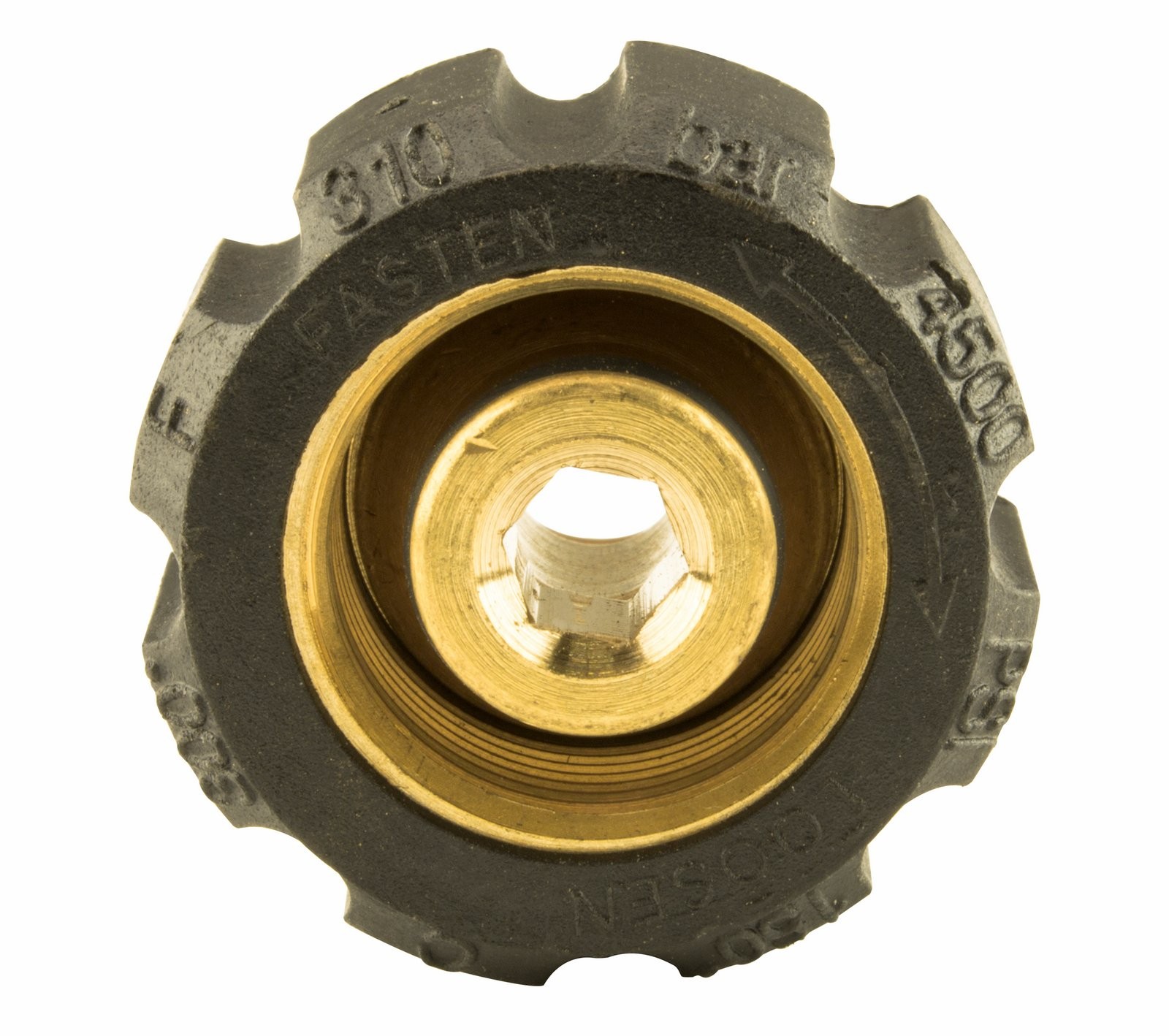 Erie Tools Brass Twist Coupler Adapter 1/4″ FNPT x 22mm for Pressure Washers