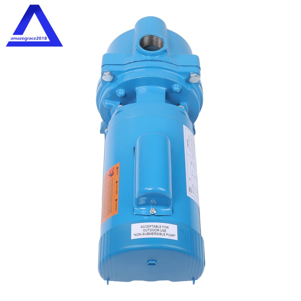 GT15 Self-Priming Centrifugal Pump 1-1/2HP Cast Iron Water Pump 115/230Volt