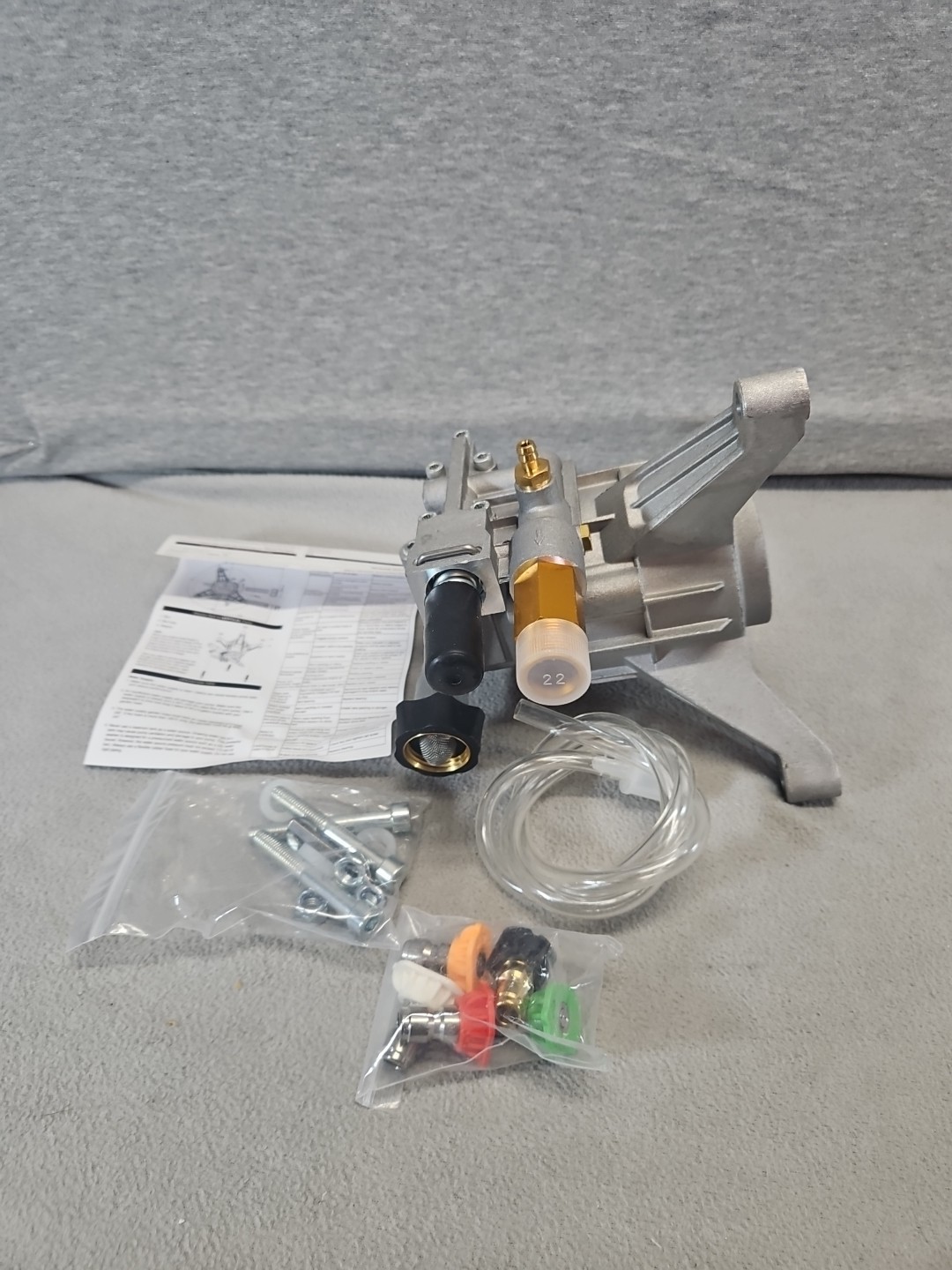 YAMATIC 7/8″ Shaft Vertical Pressure Washer Pump 2500 PSI @ 2.2 GPM Replacement