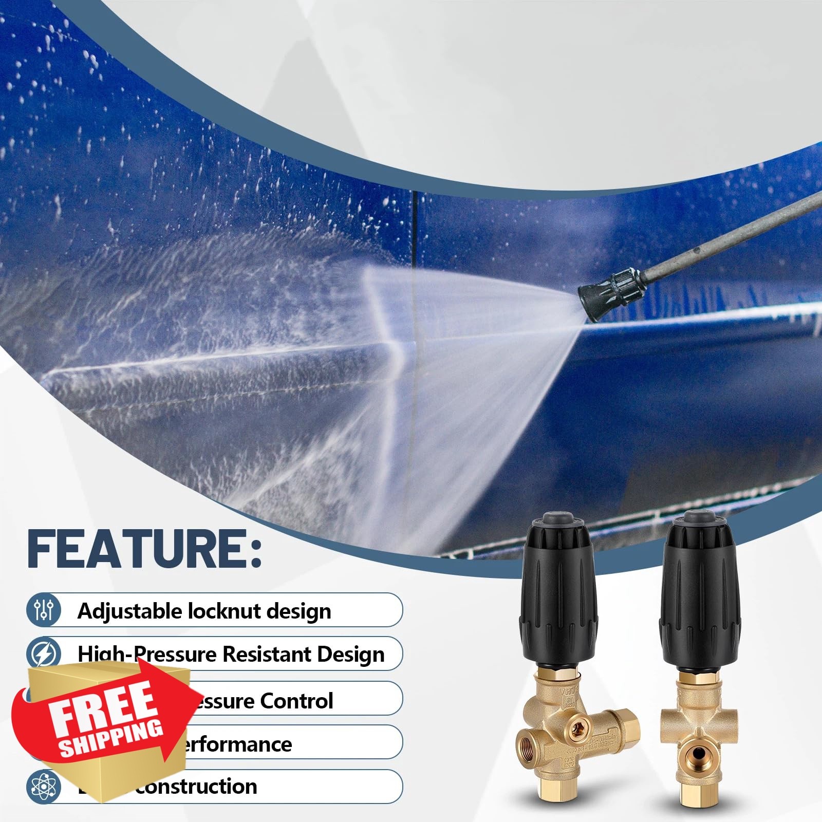Threlaco 1 Pack Vrt3-310 Pressure Washer Unloader Valve