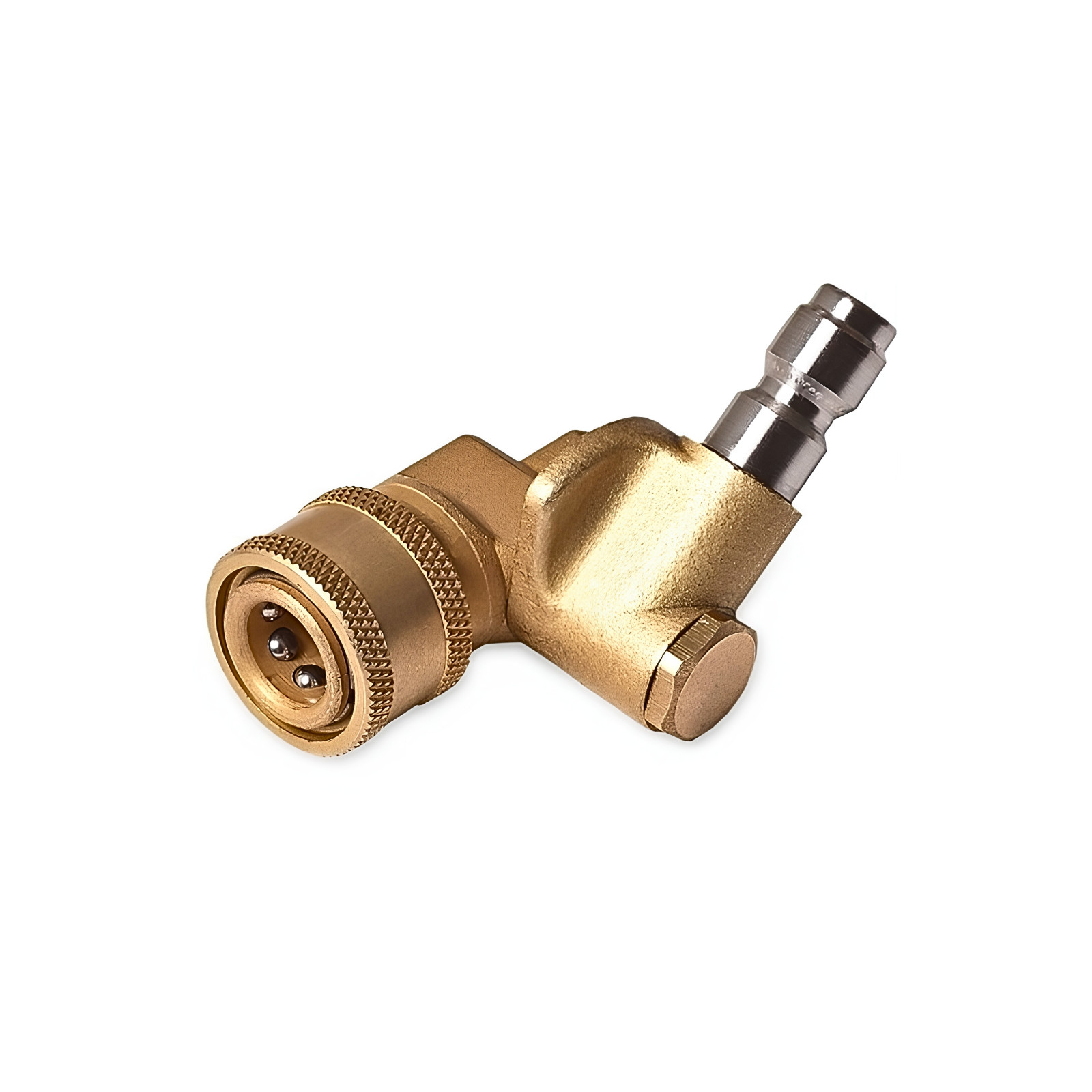 New Pressure Washer Pivot Pivoting Coupler Attachment 1/4″ Quick Connect