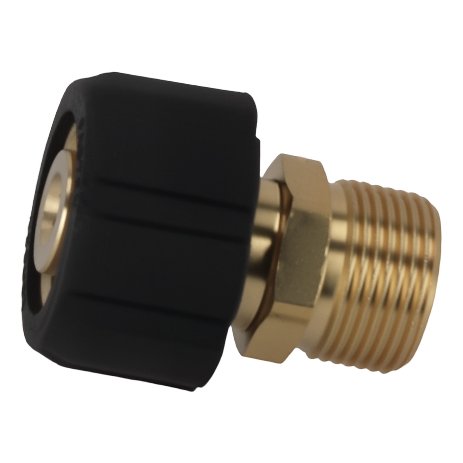 Pressure Washer Adapter M22 15mm Female to M22 14mm Male Brass 5000PSI Max