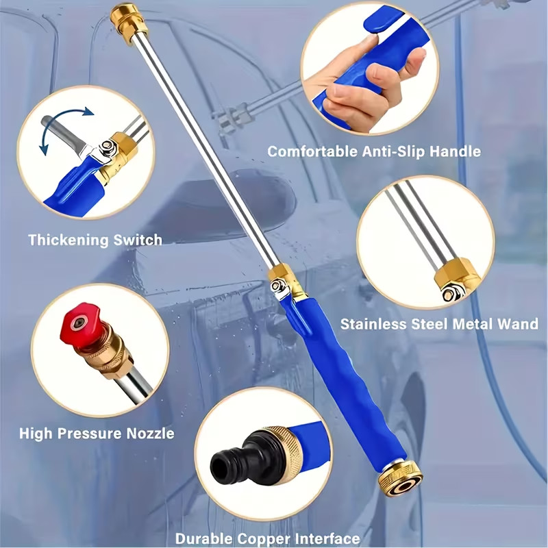 7pcs Pressure Washer Extension Wand Replaceable Upgraded Power Washer Lance