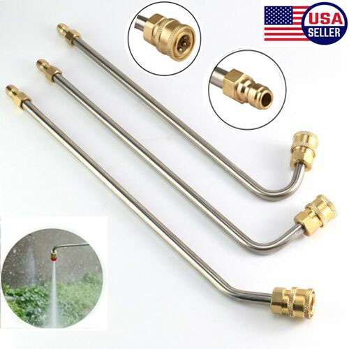 High Pressure Washer Extension Wand Turbo Nozzle 1/4″ Quick Connect Spray Tools