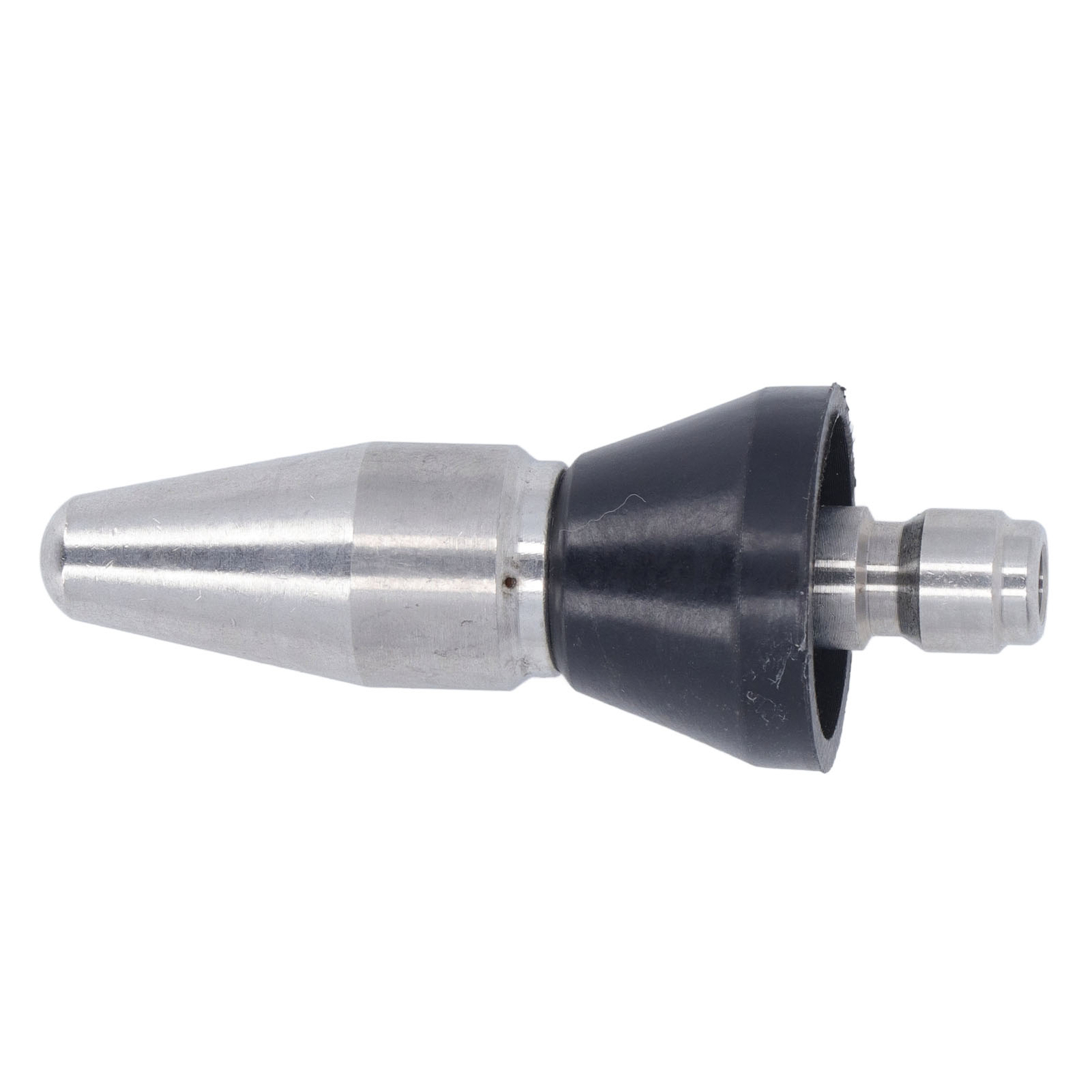 Pressure Washer Nozzle Pointed 5000PSI Large Head Rear 3 Holes 1/4in NPT