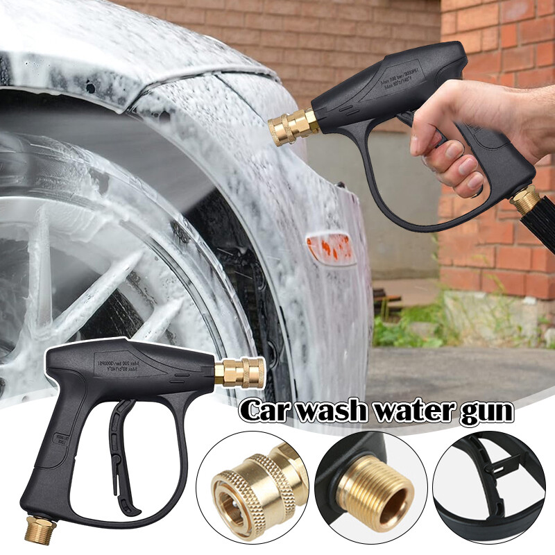 High Pressure Car Wash Water Gun Fan Shaped Quick Connector Nozzles Accessories