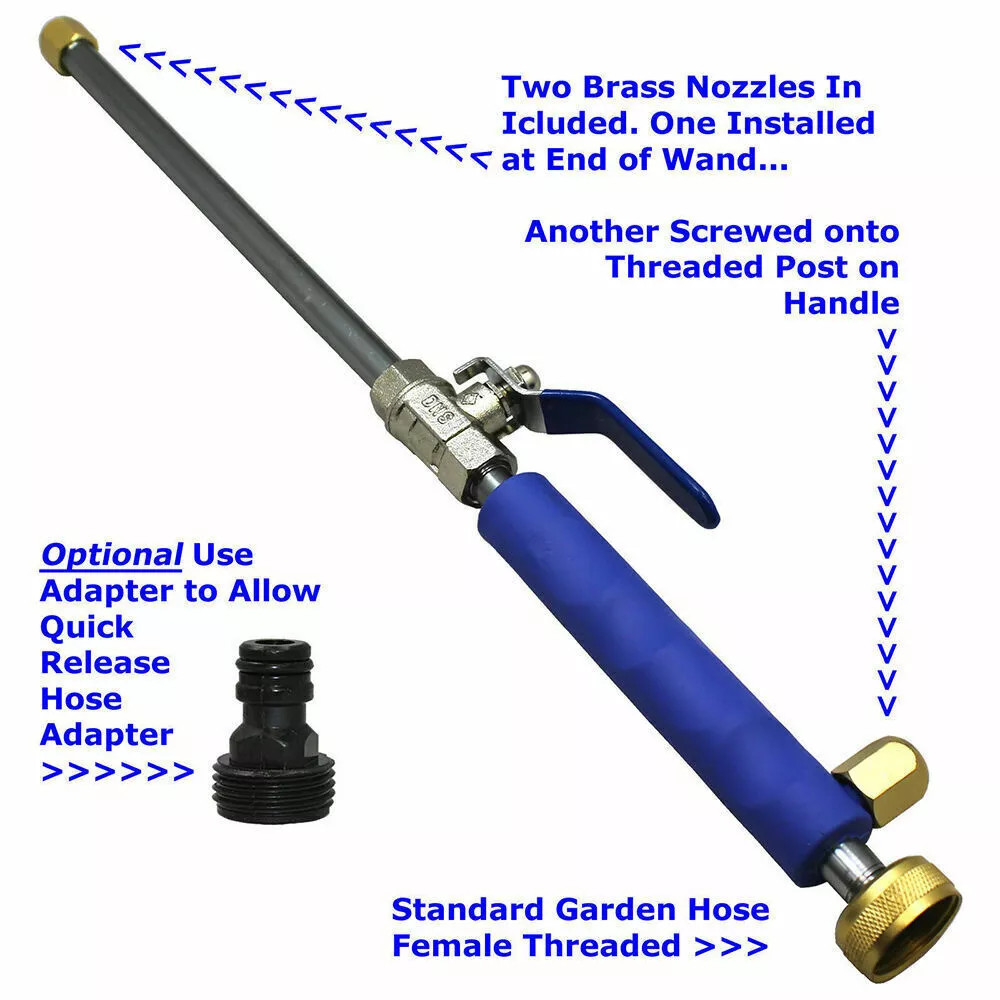 Hose Tips Tool Car Garden High Pressure Power Washer Spray Water Gun With Nozzle