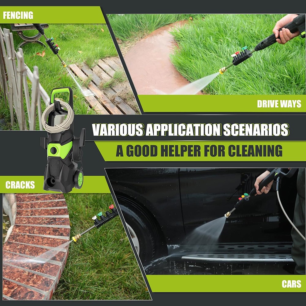 4000PSI 2.4 GPM Portable High-Pressure Washer Power Cleaner Car Washing Machine