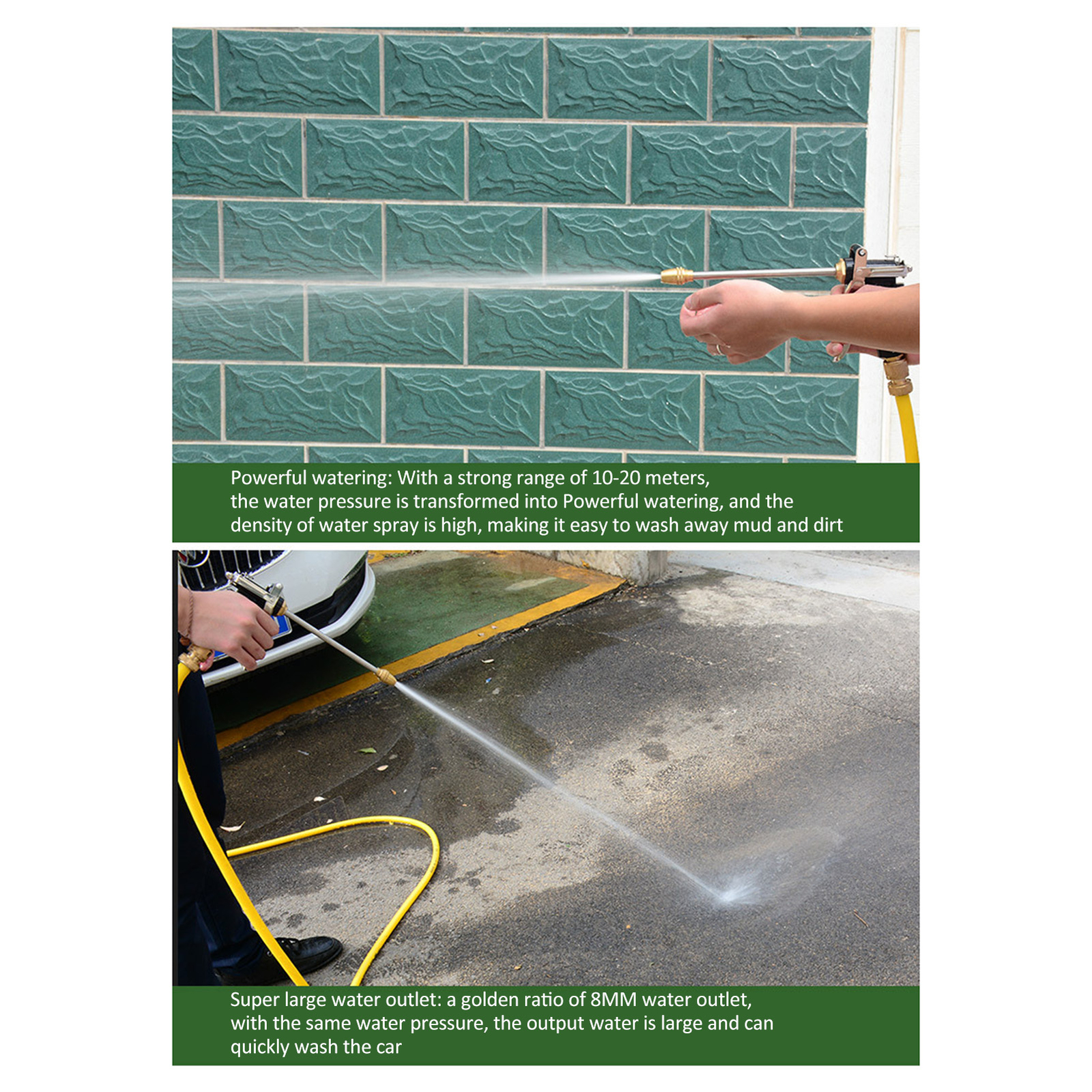 High Pressure Car Wash Pressure Washer 4 Adjustable Modes for H8Y5