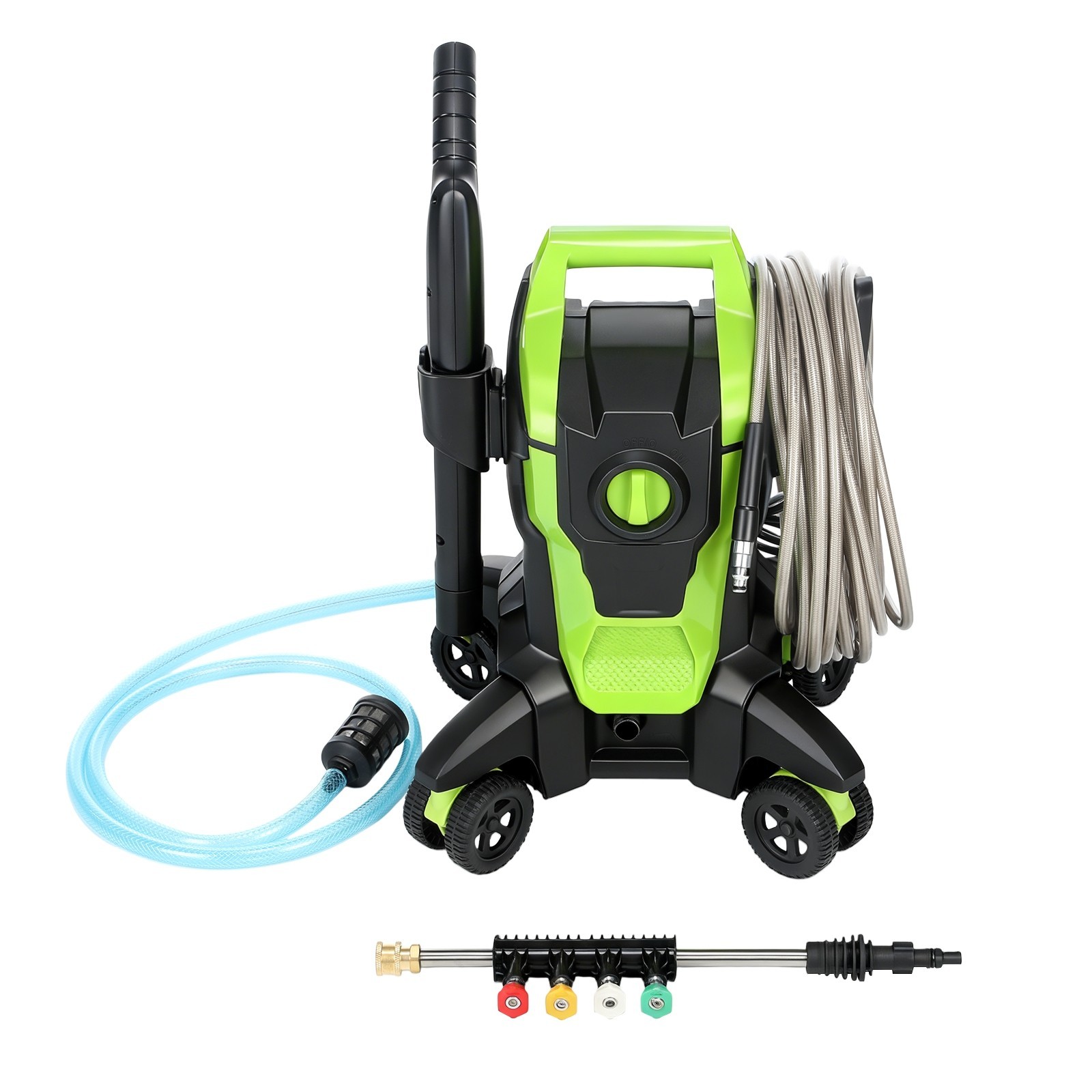Electric Power Washer 2500 PSI 3.0 GPM Pressure Washer with 52FT Hose,nozzle USA