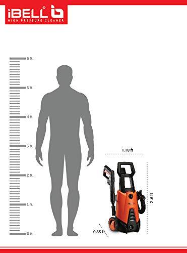 iBELL WIND66 Universal Motor 1400 W 100bar 5.5L/Min Flow High Pressure Washer
