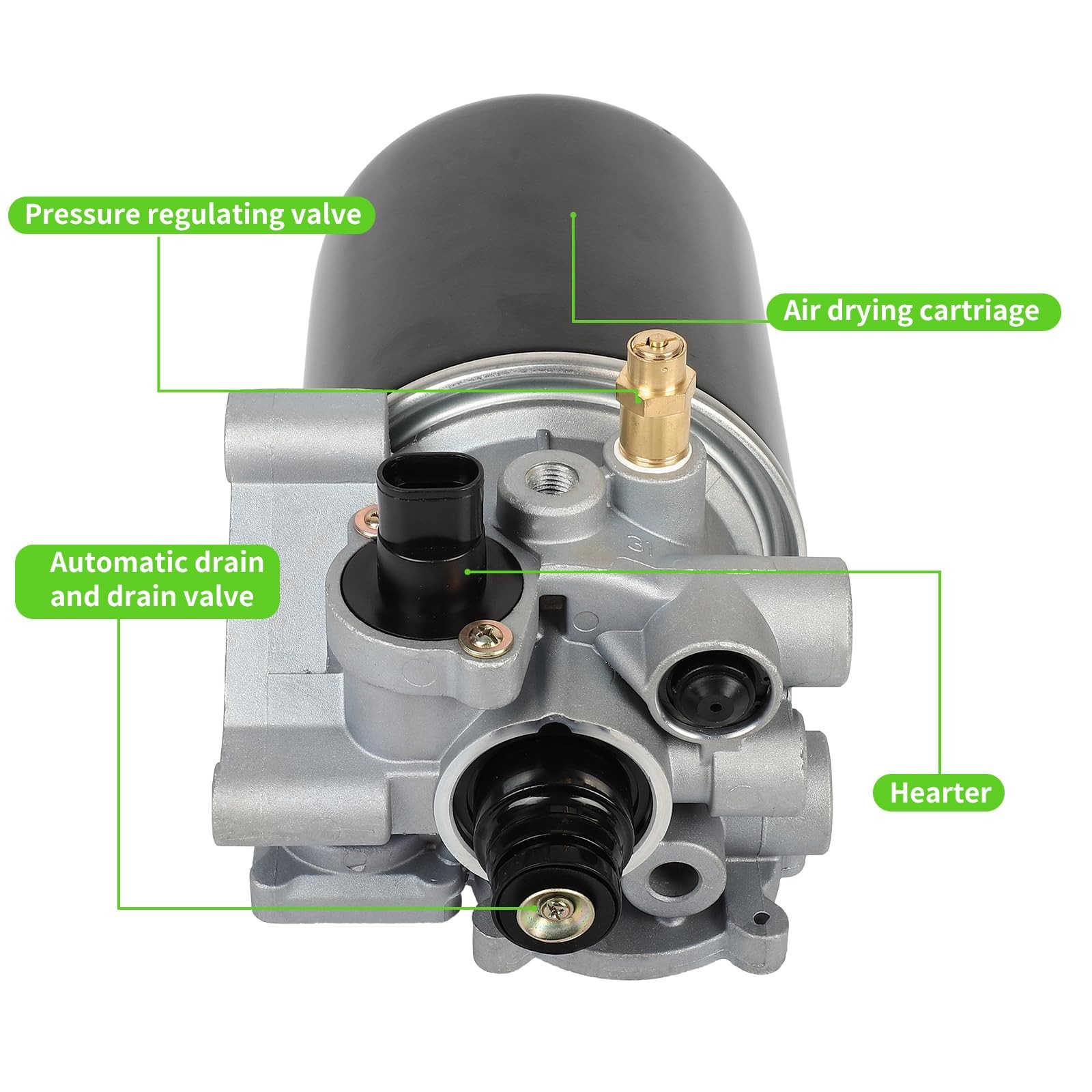 SCITOO R955300 Air Dryer fit for Volvo, As Picture Shown, Shown