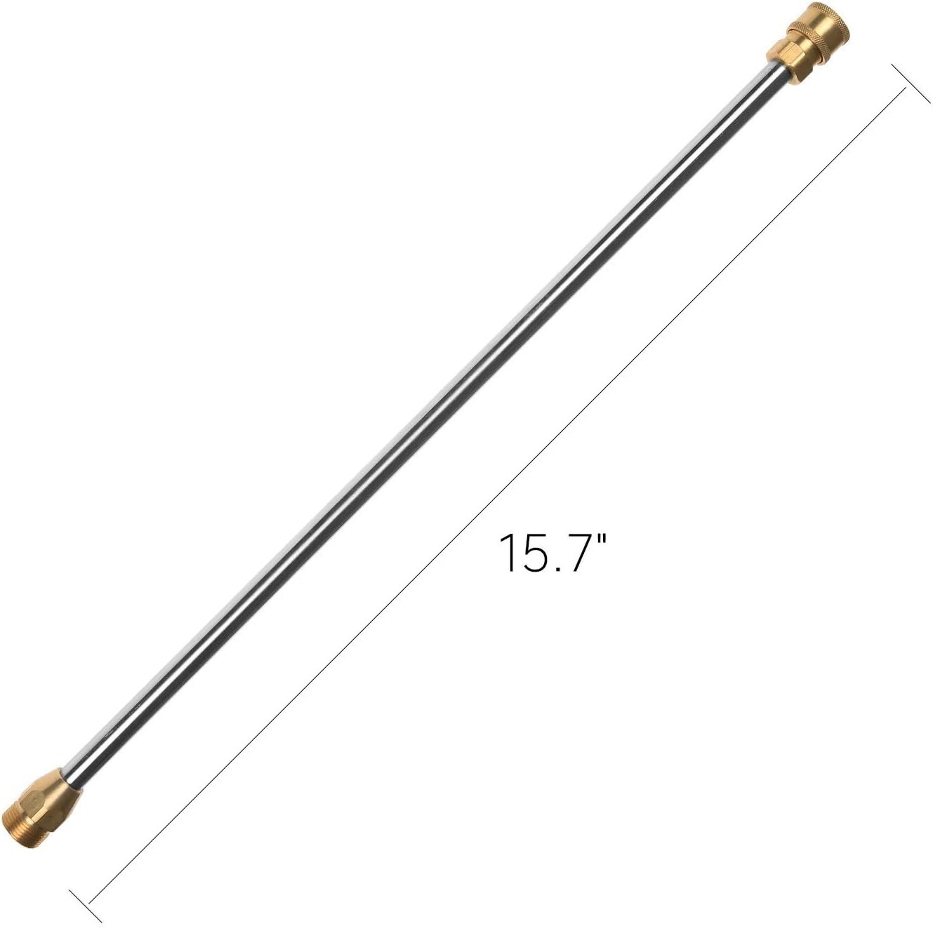Reliable 16″ Stainless Steel Wand with 3-Year Warranty – Easy Attachment