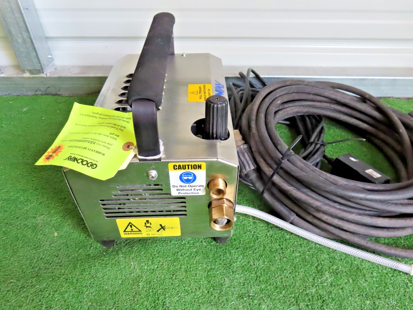 Goodway GPW-1200-60 Portable Electric Hi-Pressure Washer with 50′ Hose 1200 PSI