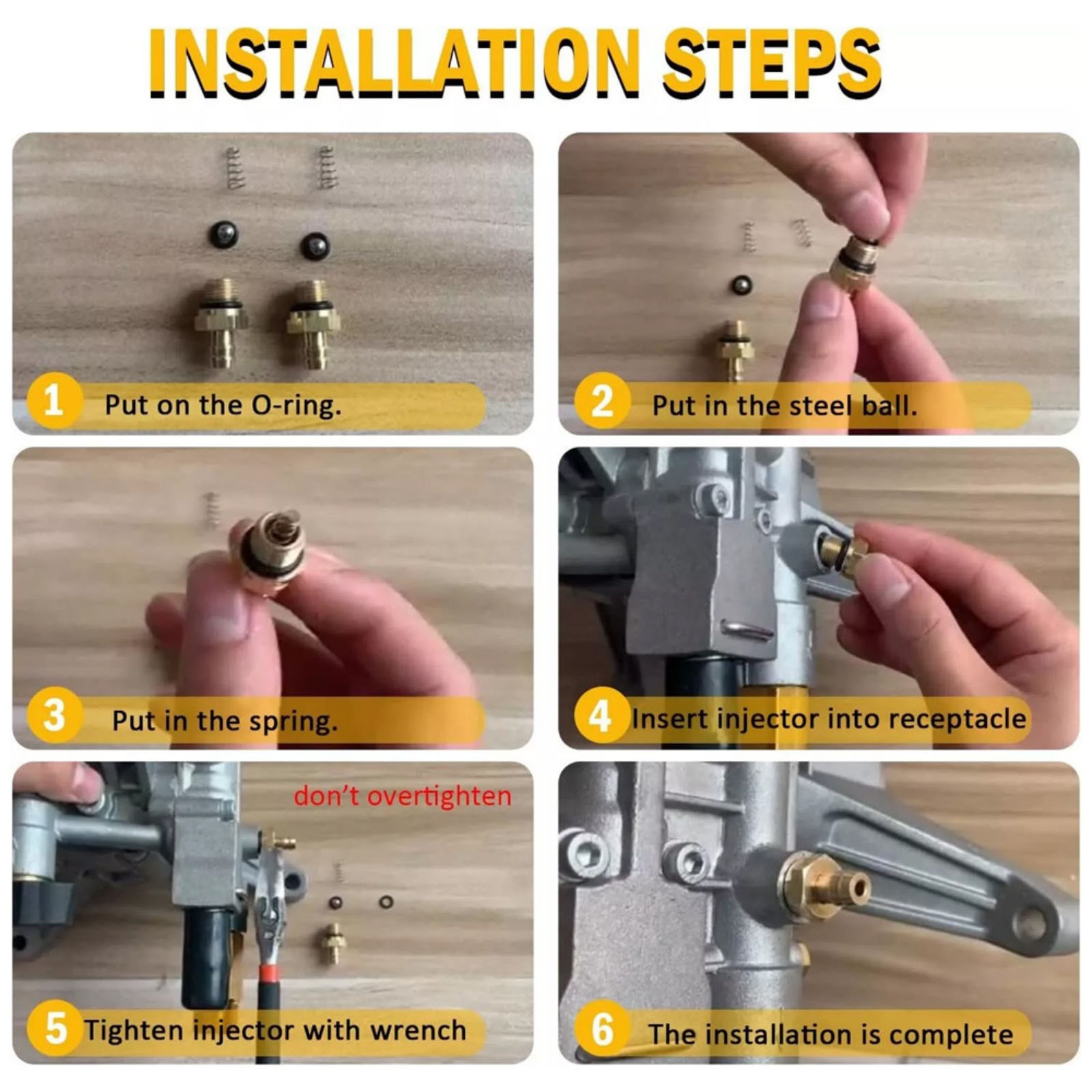 Professional Chemical Injector Replacement Part Kit for Pressure Washer Systems
