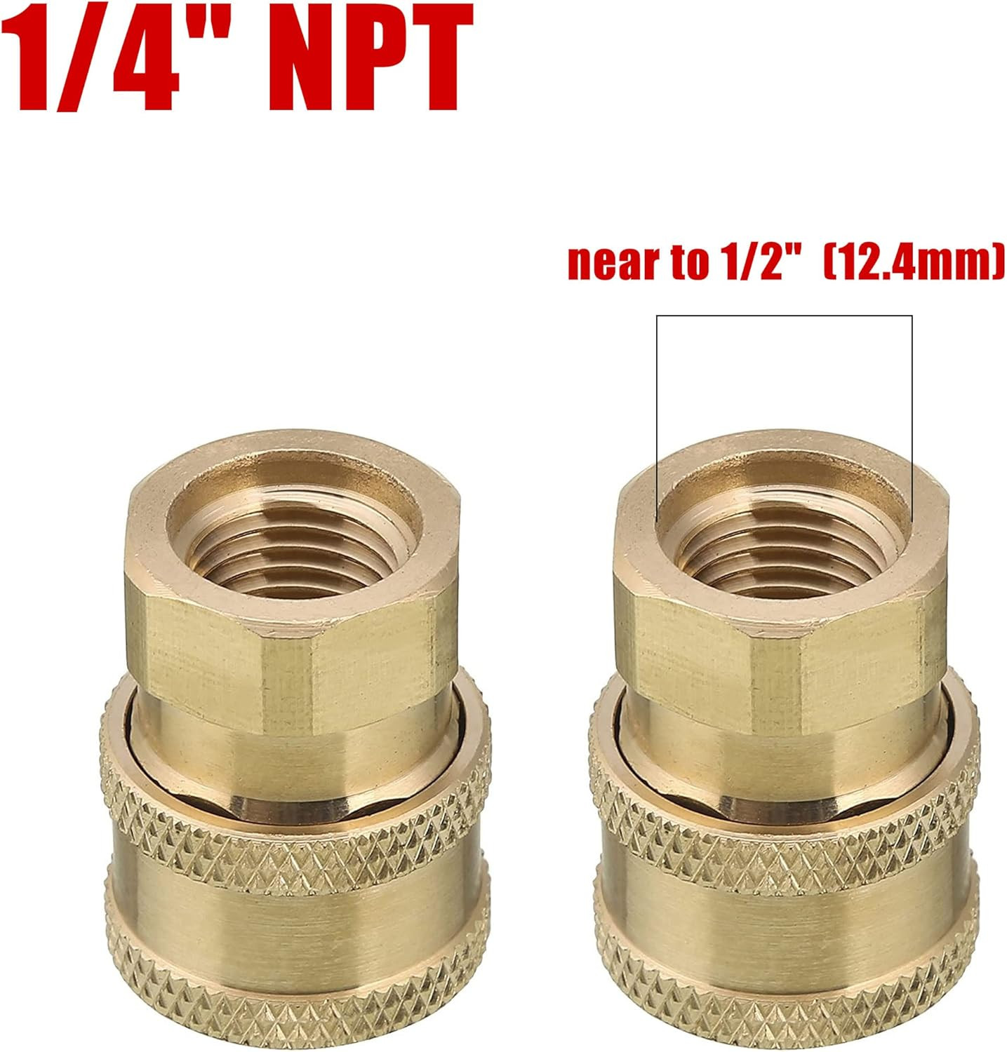 Tool Daily Pressure Washer Coupler, 1/4 Inch Quick Connect