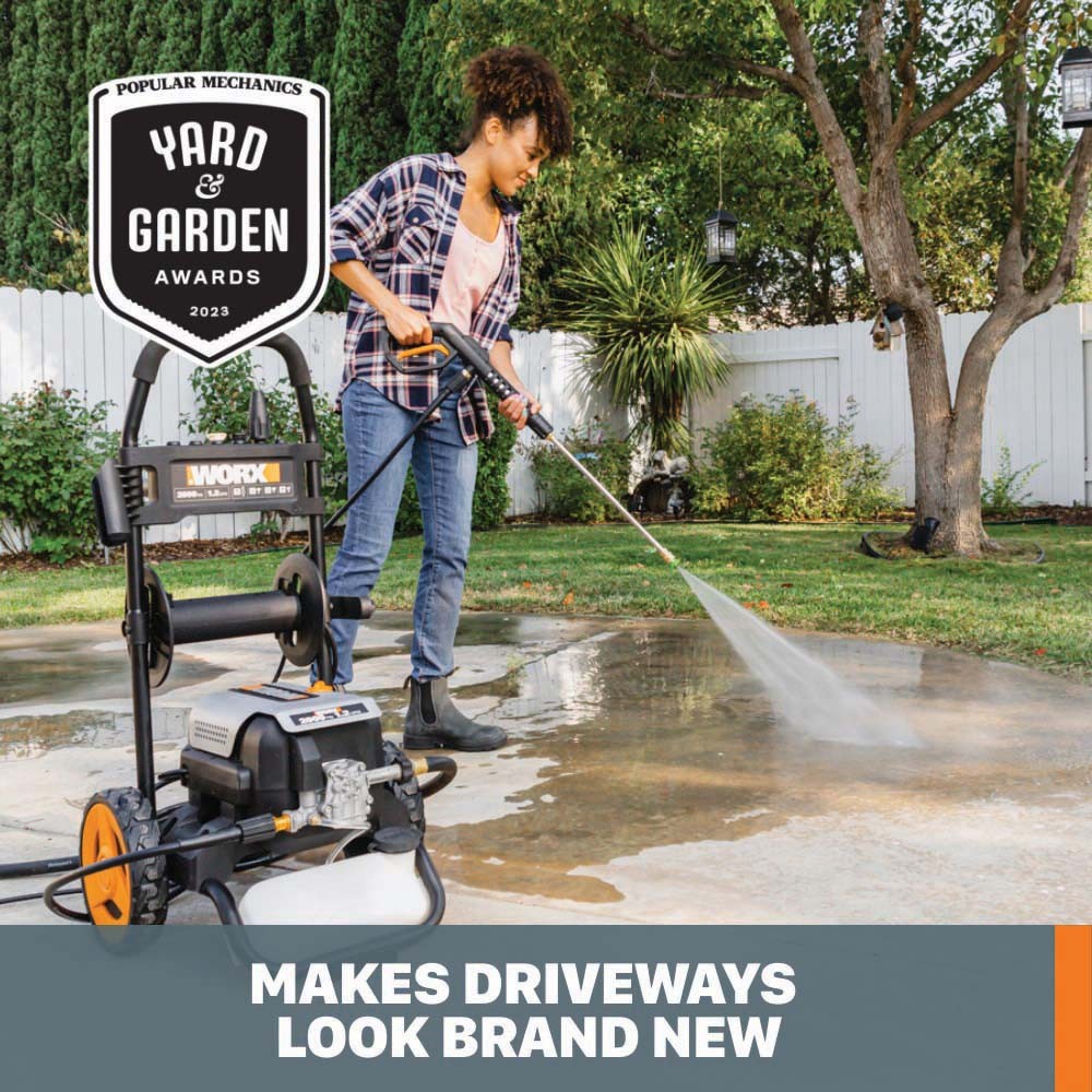 WG607 WORX 13 Amp Brushless 2000 PSI Electric Pressure Washer (1.2 GPM)